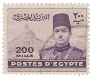 EGYPT. SCOTT # 238. YEAR 1939 - 46. USED. # 2