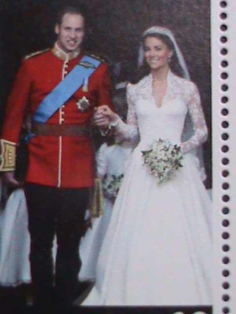 GIBRALTAR-2011-SC#1283-ROYAL WEDDING-MNH S/S-SCV.$12-VF