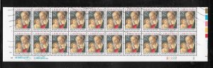 #2399 Used Plate Block Strip of 20