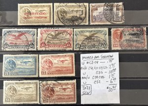 Mexico Air Mail Selection #C2//C52- SCV=$20.95
