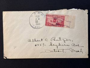 1930 Hand, Ark DPO Arkansas Postal History w/ Fancy Cancel