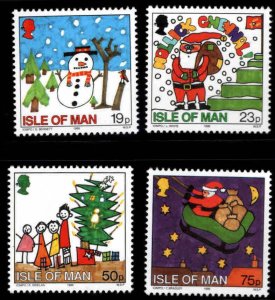 ISLE OF MAN  MNH** Scott 723-726 Christmas 1996 stamp set