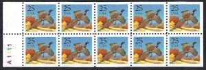 SCOTT  2283a  25¢  BOOKLET PANE OF 10  MINT NEVER HINGED  SHERWOOD STAMP