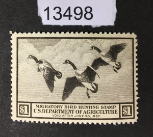 US STAMPS # RW3 DUCK MINT OG H CV. $150 LOT #13498