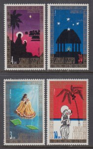 Samoa 391-394 Christmas MNH VF