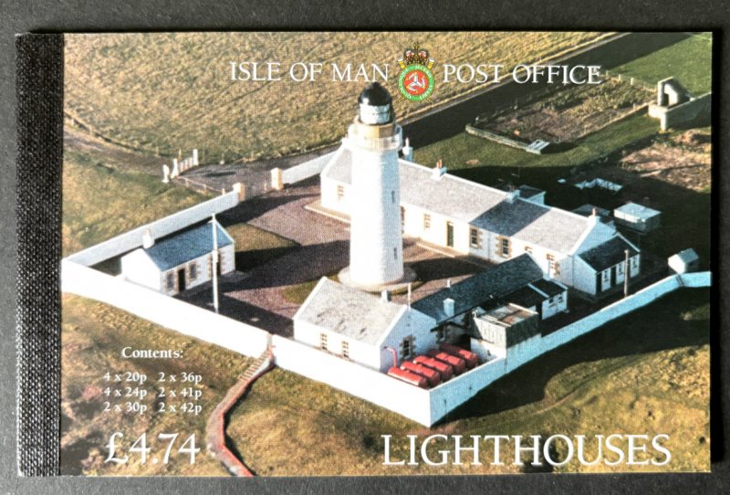 Isle of Man: 1996  Lighthouses, Stamp Booklet