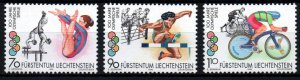 Liechtenstein # 1079 - 1081 MNH