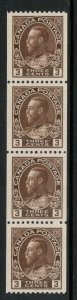 Canada #134 Extra Fine Never Hinged Strip Of Four