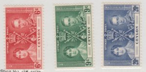 Ceylon - Sri Lanka Scott #275-276-277 Stamp - Mint NH Set