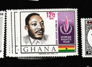 Ghana MLK SG 348-51 MNH (1ghc) 