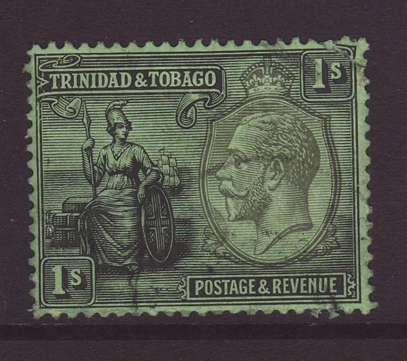 1922 Trinidad 1/ Wmk Mult Crown CA Used.