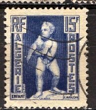 Algeria; 1952: Sc. # 242: Used Single Stamp
