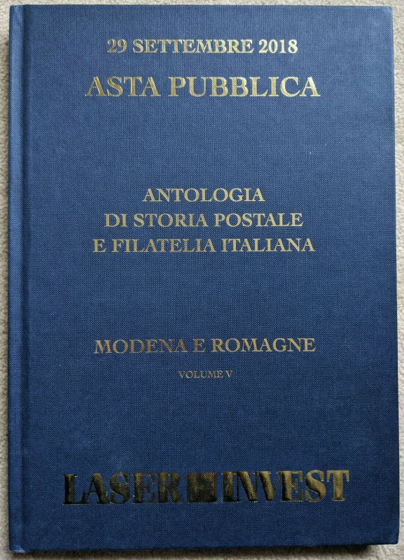 Auction Catalog MODENA ROMAGNE Italia Classic Italy Stamps Covers Postal History