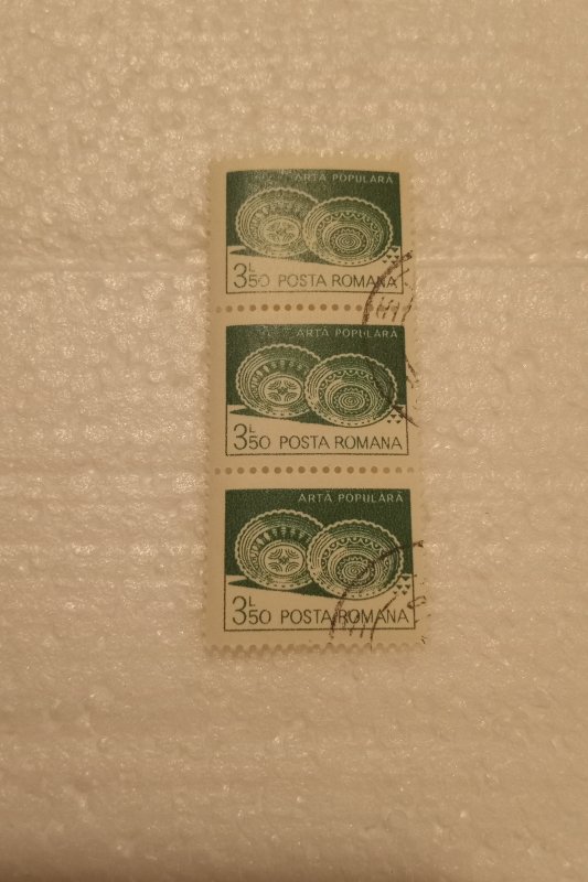 44 Posta Romana Arta Populara Stamps Pre Canceled