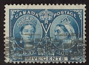 1897 The 60th Anniversary of the Coronation of Queen Victoria 5c Canada (LL-42)