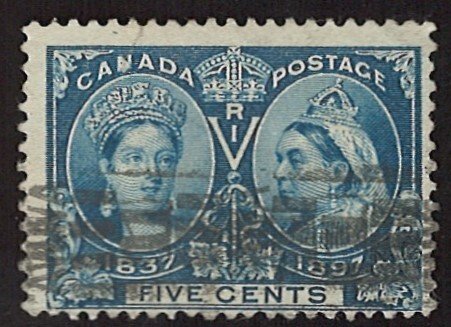 1897 The 60th Anniversary of the Coronation of Queen Victoria 5c Canada (LL-42)