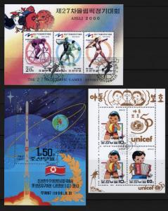 North Korea DPR Of Koea 27 Miniature Souvenir Sheet Lot