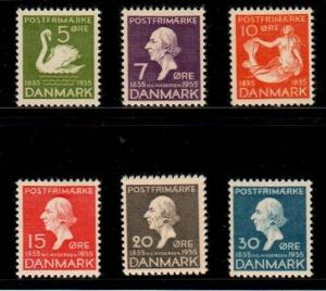 Denmark Scott 246-51 Mint NH (Catalog Value $124.00)