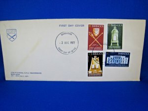 BARBADOS 1977  -  LOT of 3 FDCs     (c17)