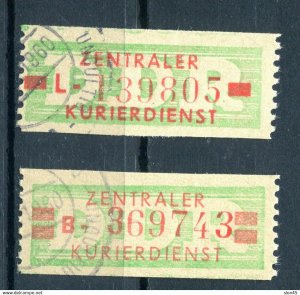 Germany DDR 1959 Officials Overprint  Mi 30-31 used 10980