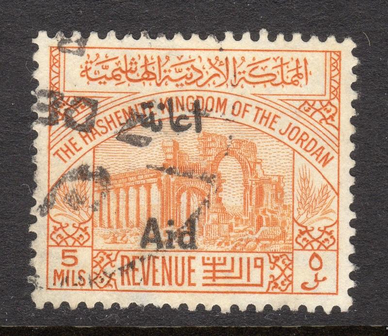 Jordan SG#T296c Postal Tax Used a314