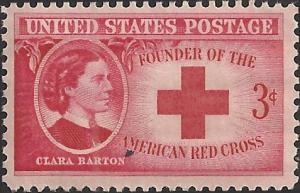 # 967 MINT NEVER HINGED CLARA BARTON