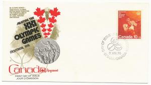 Canada First day cover #B8, Olympics