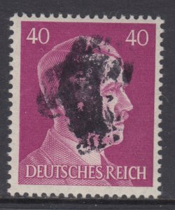 Germany Soviet Zone SBZ - LOCAL BURGSTEIN 40Pf HITLER head - Expertized Valicek