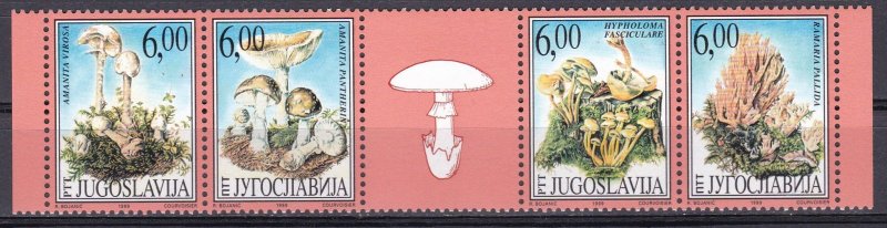 Yugoslavia, Mushrooms MNH / 1999