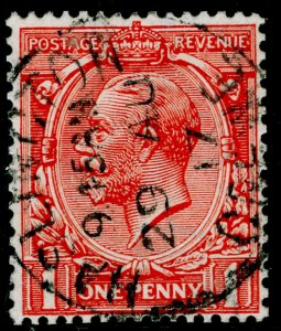 SG358 SPEC N16(7), 1d vermilion, FINE USED, CDS.