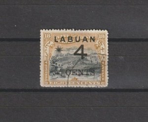 NORTH BORNEO/LABUAN 1899 SG 104a USED Cat £40