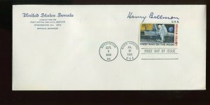 C76 1st Man on the Moon FDC Senator Henry Bellmon Free Frank Cachet (917 j)