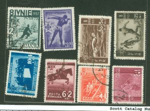 Romania #B69-76 Used Single (Complete Set) (Sports)