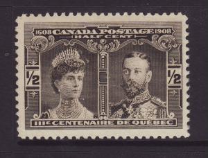 1908 Canada Quebec Centenary ½c U/M