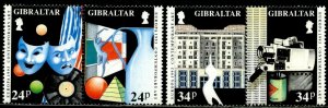 GIBRALTAR Sc#626-629 in pairs 1993 Europa Complete Set OG MH