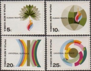 Papua New Guinea 1968 SG133-136 Free Elections set MNH