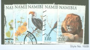 Namibia #855/867  Multiple (Animals) (Flowers)