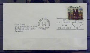 2241   Canada   FDC   # 518  Group of Seven - Isle of Spruce      CV$ 2.00