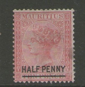 Mauritius 1877 Sc 47 OG MH