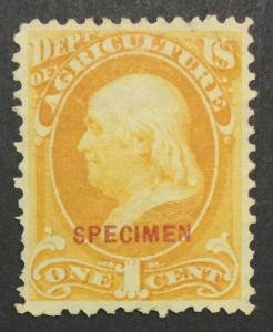 MOMEN: US #O1s SPECIMEN UNUSED $33 #20479