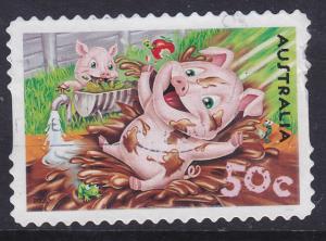 Australia -2005- Down on the Farm -Piglet -used 50c