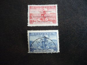 Stamps - Australia - Scott# 157-158 - Used Set of 2 Stamps