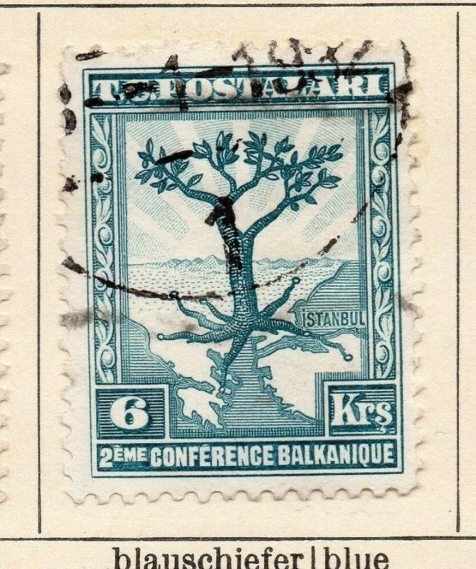 Turkey 1931-32 Early Issue Used 6k. 185241