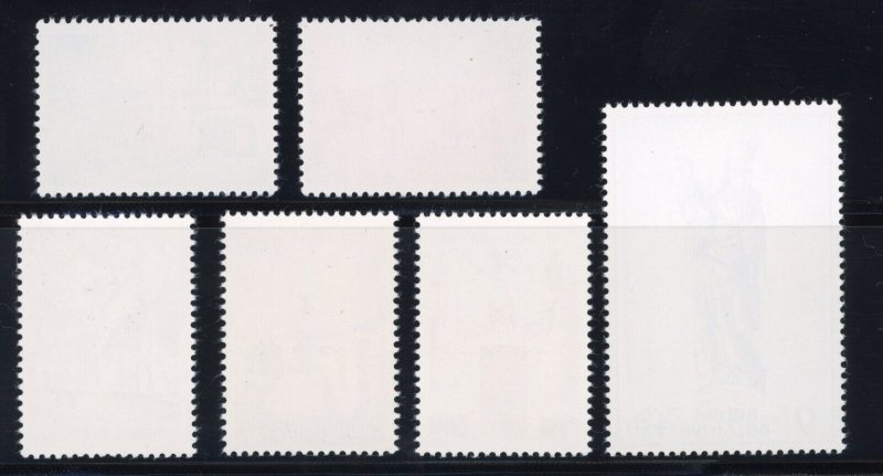 Belgium 1954 Beguinage of Bruges Sc# B561-B566 Mint XF OG Never Hinged Pristine