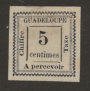 Guadeloupe J6 Mint No Gum