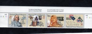 2779-2782 National Postal Museum, MNH strip/4 (#A2 222222)