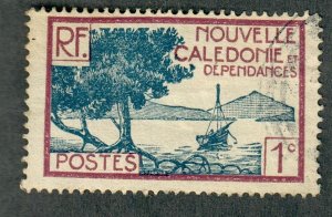 New Caledonia #136 used single