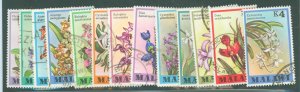 Malawi #328/341 Used Multiple (Flowers)