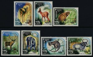 Cambodia 533-9 MNH Wild Animals, Gazelle, Elephant