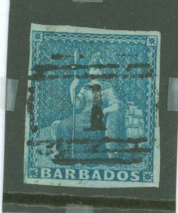 Barbados #2a  Single